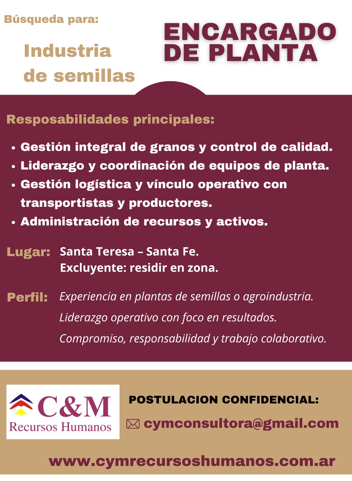 encargado de planta